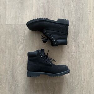 Black Timberland Rugged Boots